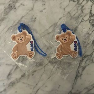 NWT Disney Duffy Bear luggage tags (set of two)